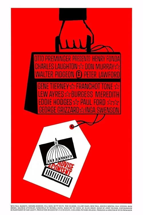Advise & Consent film posteri