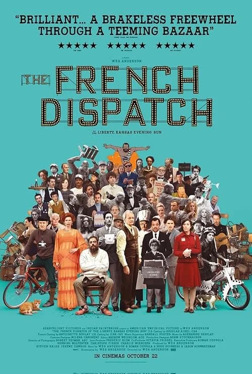 The French Dispatch film posteri